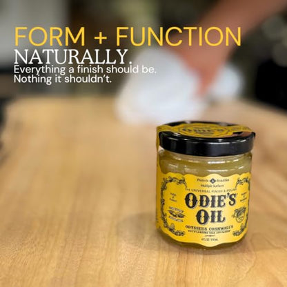 Odie's Oil Starter Kit All-in-One Wood, Leather & Metal Finish 9 oz.