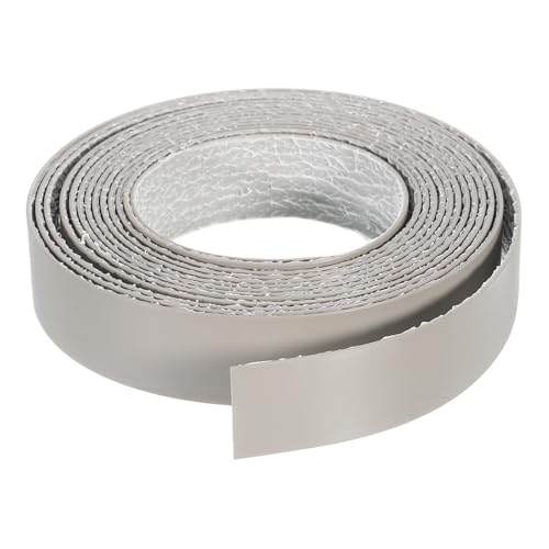 uxcell Edge Banding, 3/4 Inch x 9.84ft Pre-Glued Wood Veneer Edging Iron-on Flexible Edge Banding for Cabinet Repair Furniture Restoration, Khaki - color: Khaki, size: 3/4 Inch x 9.84ft