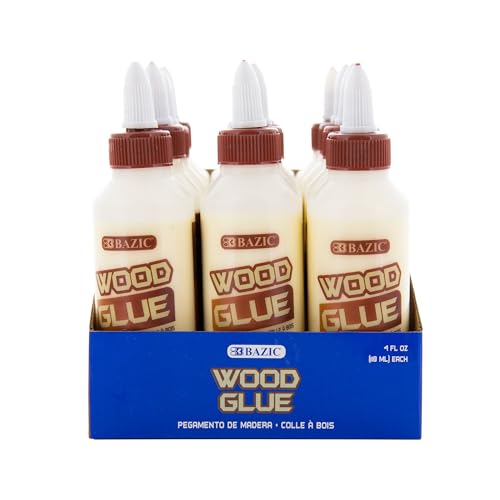 BAZIC Products Wood Glue, 4 Fl Oz, 12-Box - size: 12-Pack