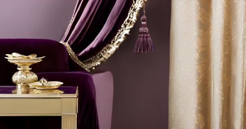 DÉCOPRO Noblesse Collection Elegant Hand Crafted 4" (10cm) Key Tassel (NKT) Mauve Purple Multicolor #2927 (Lavendar Purple Dark Purple Light Purple) Individually Sold - color: Mauve Purple Multicolor (Color# 2927)