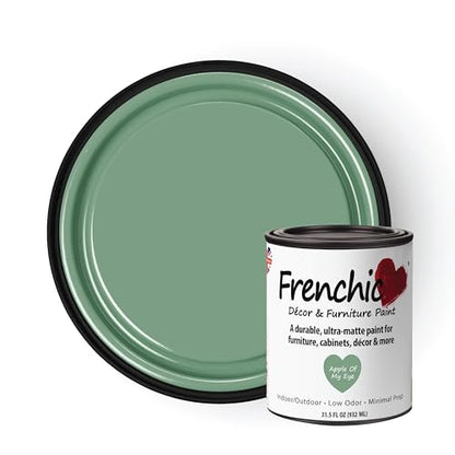 Frenchic Ultra Matte No-Prep Chalk Furniture Paint, Apple Of My Eye - color: Apple Of My Eye