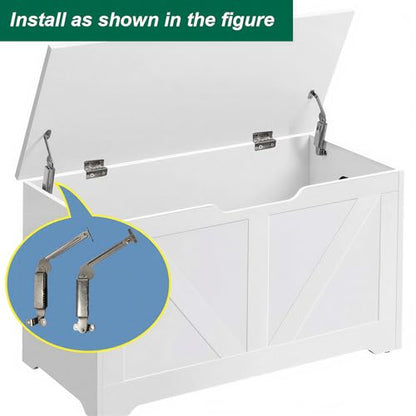 2 Pack Heavy Duty Stainless Steel Soft Close Lid Stay