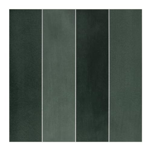 16-Sheet Peel and Stick Backsplash Tile, 9" x 9" Stacked 3D Handmade Looks Square Self Adhesive Wall Tiles for Kitchen Bathroom, Green Mixed - color: Green Mixed, size: Stacked