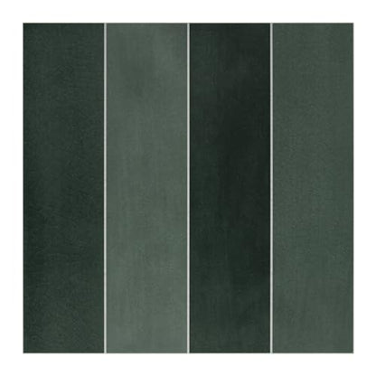 16-Sheet Peel and Stick Backsplash Tile, 9" x 9" Stacked 3D Handmade Looks Square Self Adhesive Wall Tiles for Kitchen Bathroom, Green Mixed - color: Green Mixed, size: Stacked