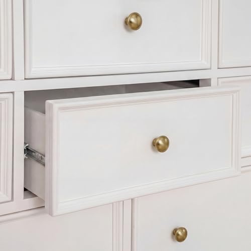Goldenwarm Champagne Bronze Cabinet Knobs, Round Drawer Handles 1-1/4 Inch 10 Pack | Rustproof Single Hole Cabinet Hardware, Solid Zinc Alloy, Screws Included for Cupboard Closet Furniture Upgrade - color: Champagne Bronze, size: Knob(1-1/4 In)