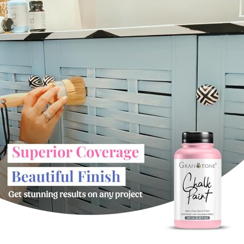 GRANOTONE Chalk Paint for Furniture Rose Quartz 4.1 fl oz 120 ml - color: ROSE QUARTZ, size: 4.1 Fl Oz