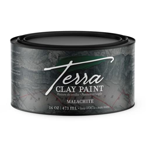 Dixie Belle Paint Company Terra Clay Paint - Malachite (16oz) - color: Malachite, size: 16 Fl Oz (Pack of 1)