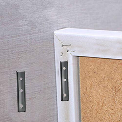 6 Pair Concealed Headboard Panel Wall Fixing Brackets, Interlocking Wall Hangers Furniture Connector, Universal Metal Sectional Sofa Interlocking Furniture Connector for Sofa, Bed, Furniture
