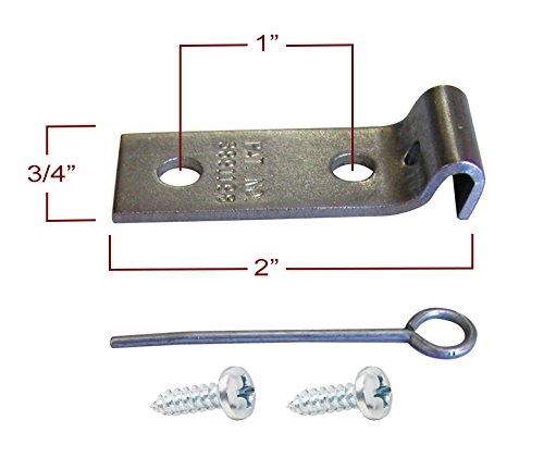 B.C. Upholstery Zig Zag Spring Repair Clip Bracket Kit - 25 Pack - size: Quantity: 25 Kits