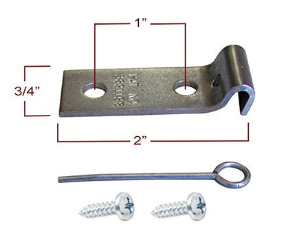 B.C. Upholstery Zig Zag Spring Repair Clip Bracket Kit - 2 Pack - size: Quantity: 2 Kits