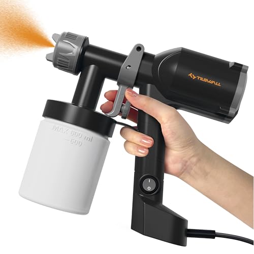 Tilswall Paint Sprayer Dreamer400 Ultra-Light Spray Gun for Painting Black - color: Black