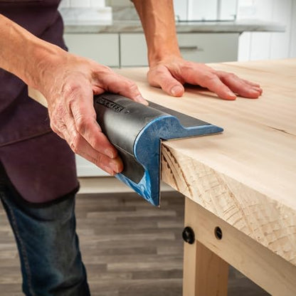 Rockler PSA Sanding Block 90 Degree Edge - Precision Tool for Woodworking, Hand Sander with PSA Backing - Edge Finishing Tool for Sharp Corners, Sandpaper Pad for Wood & Auto Body