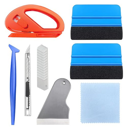 Vicsamer Film Installation Tools Set,Scratch-Free for Car Vinyl & Tint