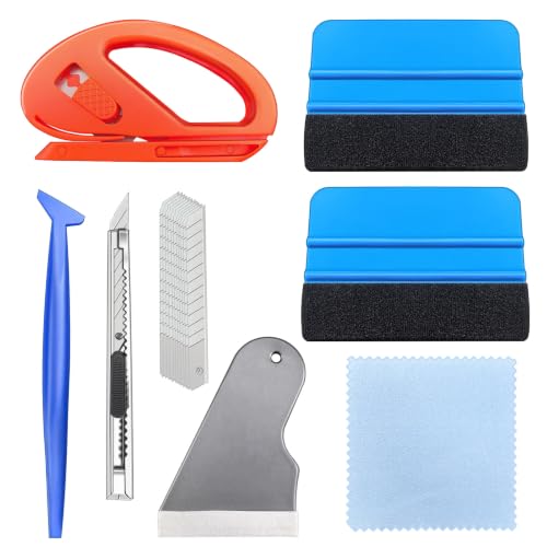 Vicsamer Film Installation Tools Set,Scratch-Free for Car Vinyl & Tint
