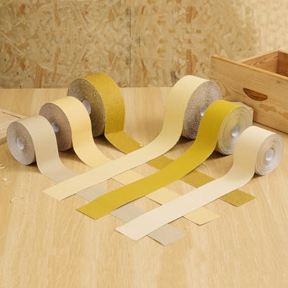 PSA Longboard Sandpaper 100 Grit Sandpaper Roll 20 Yard x 2-3/4” Wide Self Adhesive Stickyback Sandpaper for Woodworking,Automotive,Sanding Blocks - style: 100Grit
