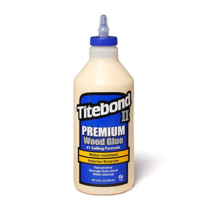 Franklin International 5005 Titebond II Premium Wood Glue, 32-Ounce Bottle - size: 32 fl oz