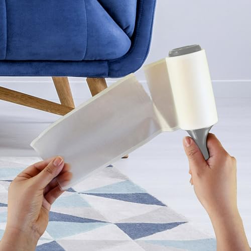 Scotch-Brite Lint Roller, 100 Sheets (Single Roller) – Sticky Lint Remover for Pet Hair, Dust & Lint on Clothes & Furniture - size: 1 Roller (100 Sheets)