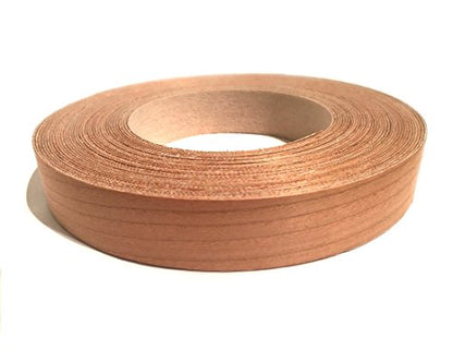 Edge Supply Cherry 1-1/2 in x 25 ft Roll – Pre-Glued Iron-On Wood Veneer Tape – Wood Veneer Edge Banding Tape with Hot Melt Adhesive, Smooth Sanded Finish Ideal for Furniture & DIY, Made in USA - color: Cherry, size: 1-1/2 in x 25 ft