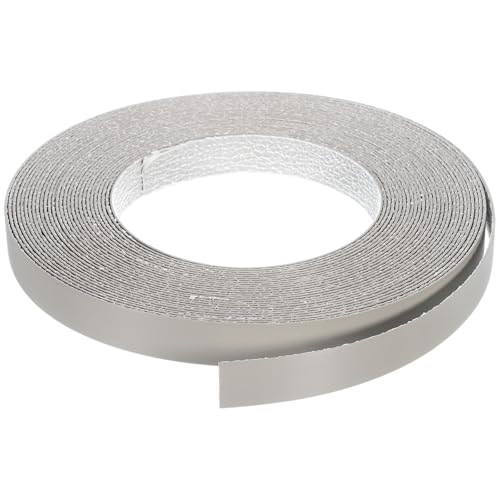 uxcell Edge Banding, 3/4 Inch x 49.21ft Pre-Glued Wood Veneer Edging Iron-on Flexible Edge Banding for Cabinet Repair Furniture Restoration, Khaki - color: Khaki, size: 3/4 Inch x 49.21ft
