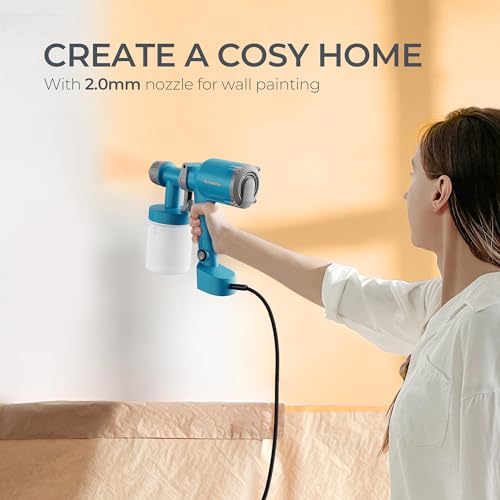 Tilswall Paint Sprayer Dreamer400 Ultra-Light Spray Gun for Painting Blue - color: Dark Blue