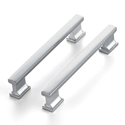 Polished Chrome Cabinet Pulls, 5 Inch (128mm), 10 Pack, Heavy Duty - color: Polished Chrome, size: 5" Hole Center