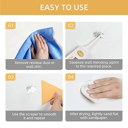 Drywall Repair Kit 2 Pack Wall Patch Repair Kit Spackle Wall Repair Paste - size: 2 Pack