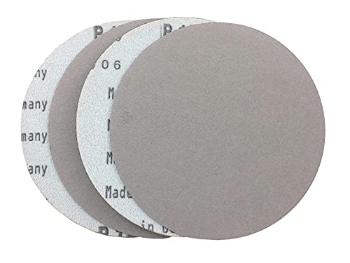 11 inch Sanding Discs Hook and Loop Round Sand Paper Disc, White Aluminum Oxide No Hole Hook and Loop Sanding Discs, 600 Grit Sandpaper Auto Body Sandpapers for Wood, Paint, Metal & Plastic, 50 Pack - color: 600 Grit, size: 50 Pack