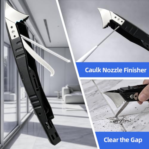 5‑in‑1 Caulking Tool, Silicone Caulking Tool & Caulk Remover Tool Kit