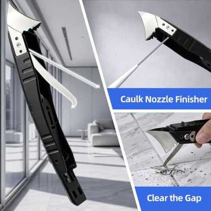 5‑in‑1 Caulking Tool, Silicone Caulking Tool & Caulk Remover Tool Kit