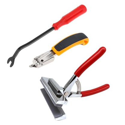 Canvas Stretcher Pliers, Professional a Set of Staple Remover and Tack Puller, Heavy Duty Canvas Stretcher with 4-3/4" Wide Grip for Framing, Upholstery
