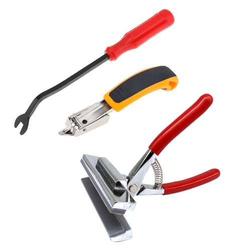 Canvas Stretcher Pliers, Professional a Set of Staple Remover and Tack Puller, Heavy Duty Canvas Stretcher with 4-3/4" Wide Grip for Framing, Upholstery