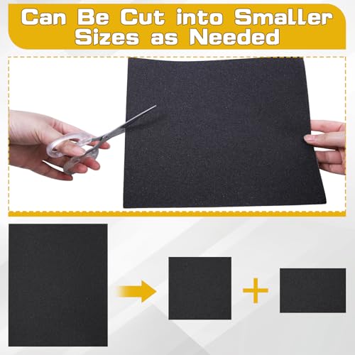 10PCS Hand Abrasive Sanding Sheets Premium Sand Paper 80 Grit Sandings Sheets 9" x 11" Sandpaper for Wood Metal Automotive Furniture Woodworking Clip-On, Hand Sanding Blocks - style: 80grit