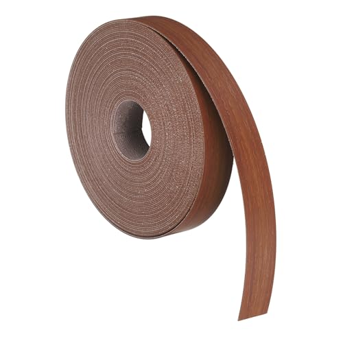 uxcell 1-1/8 Inchx25ft Wood Veneer Edge Banding Pre-Glued Flexible - size: 1-1/8 Inch x 25ft