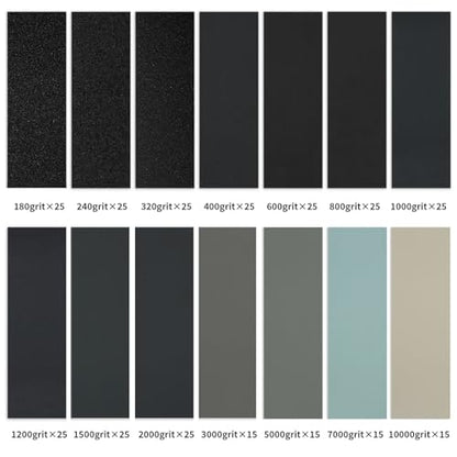 Sandpaper 1200 Grit 25 Sheets, Wet Dry Sand Paper 9 x 3.6 Inch - style: 1200 Grits