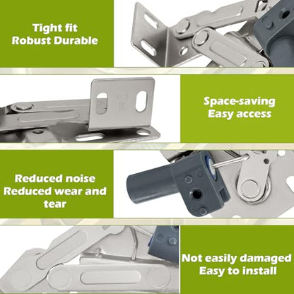 LD-0220-50SC Soft Close Pivot Hinges Self Closing Cabinet Door Hinge - color: 1 Pair
