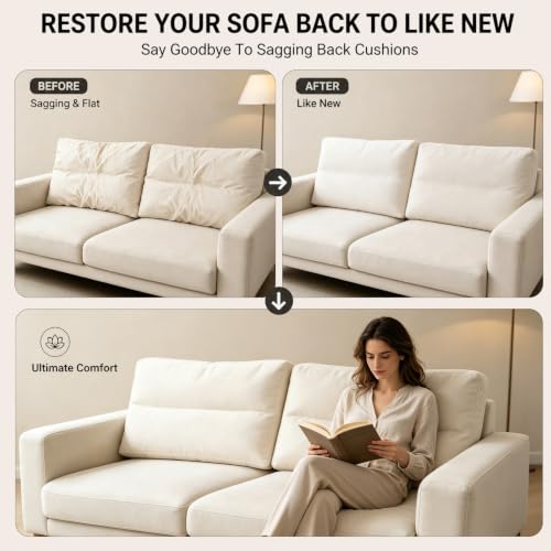 1 Pack Couch Back Cushion Replacement - size: 28"x18"x6"-1 Pack