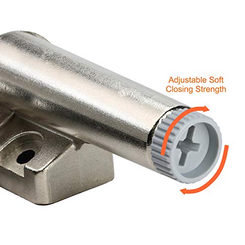 5 Pack Rok Hardware Soft Close for Cabinet Doors/Metal Soft Close Adapter/Damper/Hardware/Zinc/Hinge/European Made! SCD101 - size: 5 Pack