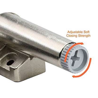 5 Pack Rok Hardware Soft Close for Cabinet Doors/Metal Soft Close Adapter/Damper/Hardware/Zinc/Hinge/European Made! SCD101 - size: 5 Pack