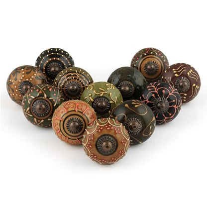 Drawer Knobs - Pack of 12 - color: Multicolor