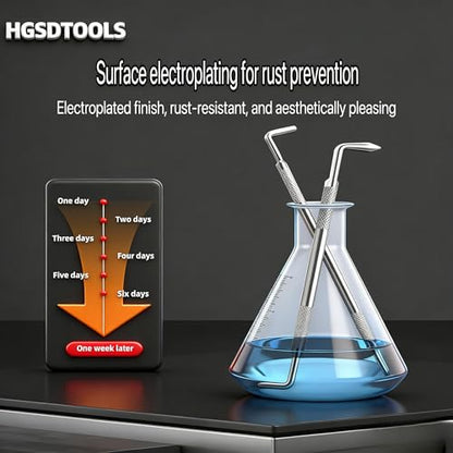 3PC 90 Degree L-Type Double End Screwdriver(PH1-PH1), (PH2-PH2), (SL6-SL6)