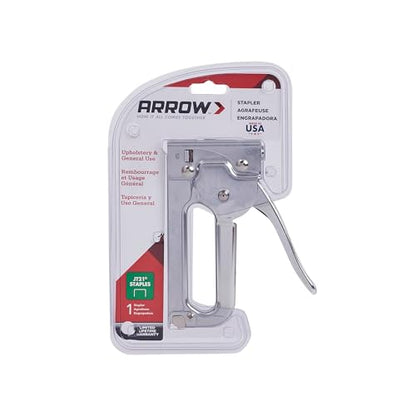 Arrow JT21CM Professional Light Duty Staple Gun for Upholstery, Crafts, Office, Fits 1/4", 5/16”, or 3/8" Staples (Pack of 4) - size: 4-Pack