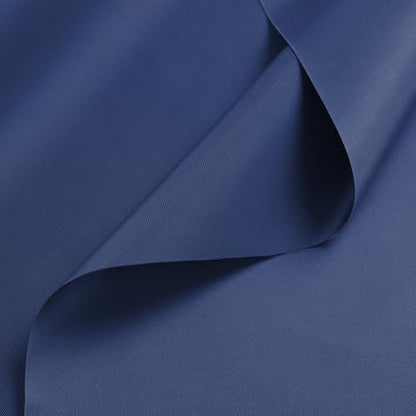 Waterproof Nylon Fabric 420D Twill Fabric by the Yard 58x180 Inch Navy Blue - color: Navy Blue, size: Pre Cut 5 Yard