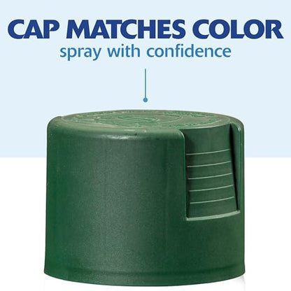 Rust-Oleum Painter's Touch 2X Spray Paint, Semi-Gloss Hunter Green - color: Semi-Gloss Hunter Green, size: 12 Ounce (Pack of 6)