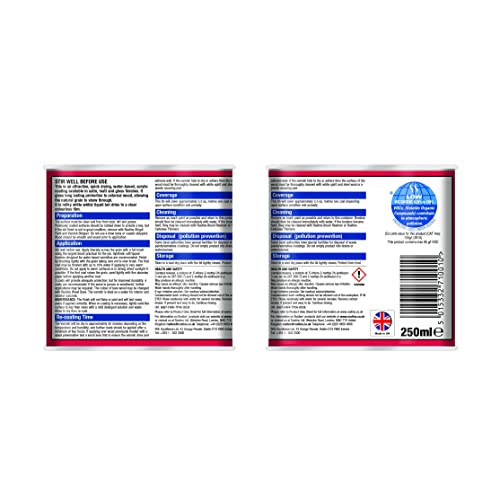Rustins Quick Dry Outdoor Clear Gloss Varnish 250ml | 8.5 Fl. Oz. - color: Transparent