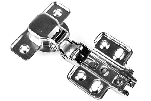 Berta (30 Pieces) Full Overlay Frameless European Hinges 105 Degree 2-Cam 4-Way Adjustable Concealed Kitchen Cabinet Door Hinges with Screws (30) - size: 30