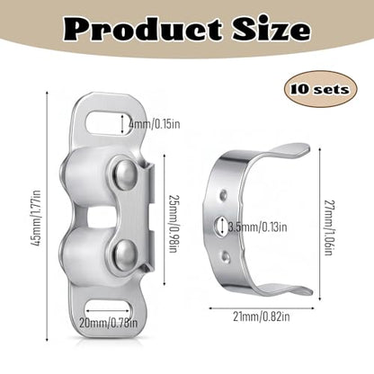 10PCS Mobile Home Cabinet Door Catch, Friction Roller Catch for RV and Mobil Home, RV Cabinet Latch, Closet Door Latch
