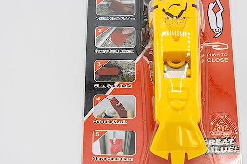 Spring Tools 5-1 Caulk Tool; 5 in 1 Caulking Tools Caulk Finishing Tool Caulk Remover Tool Caulk Remove Scraper Silicone Tool for Bathroom