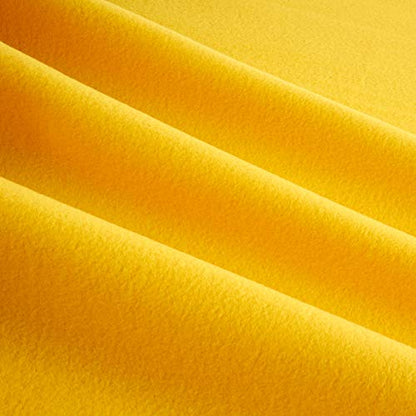 Polar Fleece Solid Bright Yellow, Fabric by the Yard - color: Bright Yellow