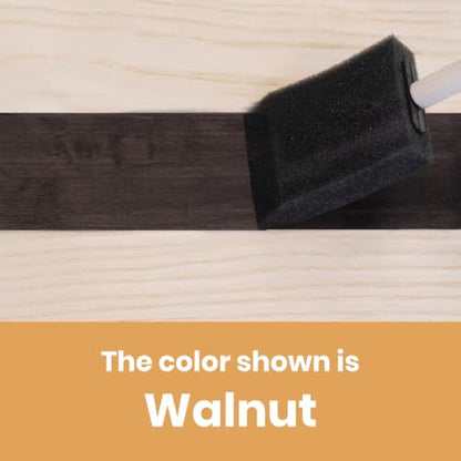 Furniture Clinic Wood Stain, Water-Based & Fast Drying, Walnut - color: Walnut, size: 250ml / 8.5 Fl Oz