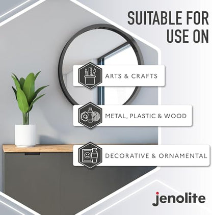 JENOLITE Directorust Metallic Finish Aerosol, Gun Metal Grey 1x13.5oz - color: Gun Metal Grey